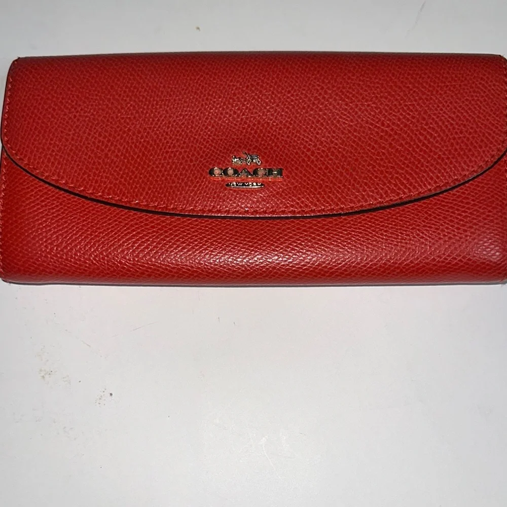 Coach Red and Brown Women's Bag - Picture 2 of 8